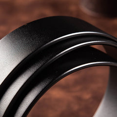 Handmade Mens Leather Belts Handmade Black Brass Leather Belts for Men