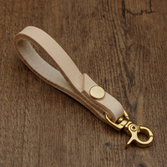 Handmade Leather Keychain KeyChains Key Holders Leather Moto Key Chains Key Ring for Men