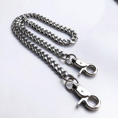 Cool Silver Stainless Steel Mens Pants Chain Biker Wallet Chain Key Chain For Men