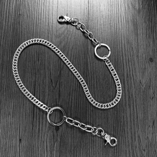 Cool Silver Long Mens Womens Pants Chain Wallet Chain Long Biker Wallet Chain For Men