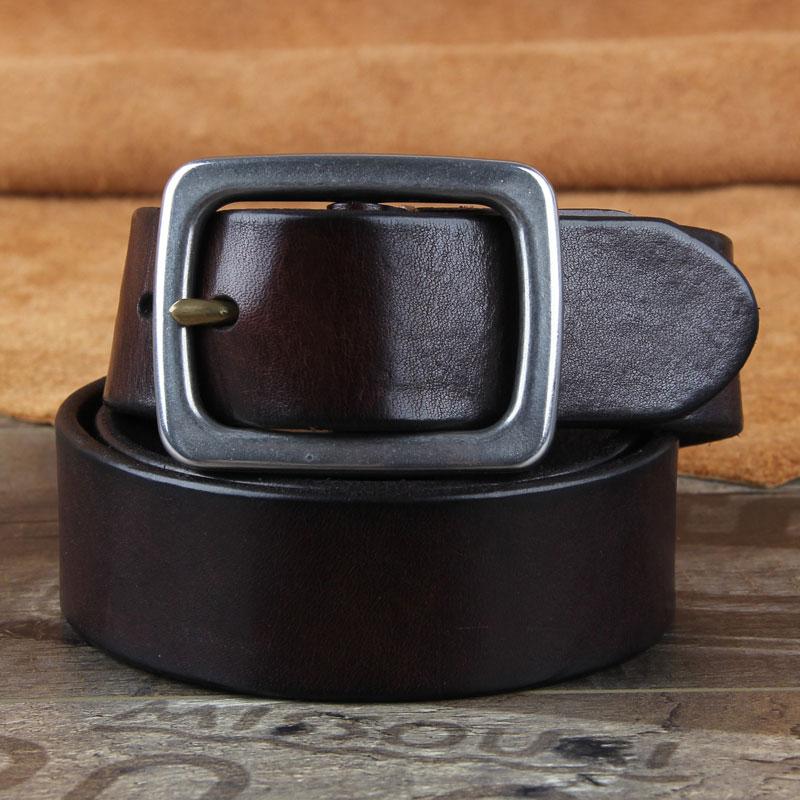 Coffee Leather Belt