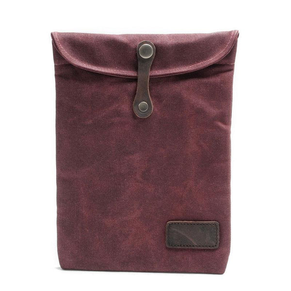 Cool Waxed Canvas Mens iPad Case iPad Air Case 10 inch for Men