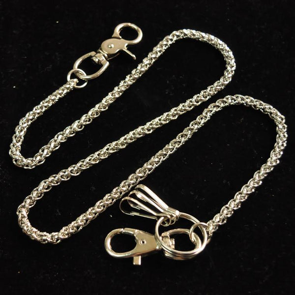 Cool Silver Punk Mens Key Chain Pants Chain Long Wallet Chain For Men