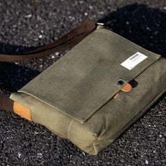 Cool Canvas Mens 11‘’ 13‘’ Mac Pro Air Side Bag Shoulder Bag Messenger Bag for Men