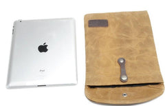 Cool Waxed Canvas Mens iPad Case iPad Air Case 10 inch for Men