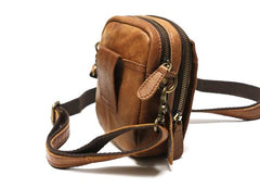 Cool Leather Belt Pouch Mens Waist Bag Shoulder Bag for Men