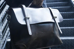 Cool Leather Mens Briefcase Messenger Bags Handbag Shoulder Bag for men