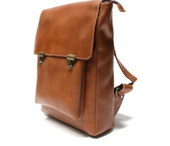 Cool Mens Leather Backpack Travel Backpacks Laptop Backpack for men
