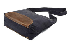 Mens Waxed Canvas Tote Purse Handbags Canvas Shoulder Bag for Men