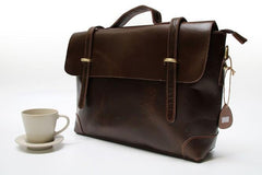 Cool Leather Mens Briefcase Messenger Bags Handbag Shoulder Bag for men