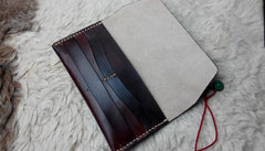 Cool Leather Bifold Mens Long Wallet Leather Long Wallets for Men