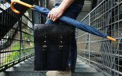 Leather Mens School Backpacks Travel Backpacks Laptop Backpack for men