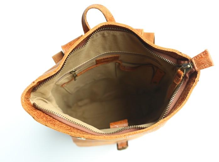 Vintage Leather Mens Backpacks Travel Backpack Laptop Backpack for men –  iwalletsmen