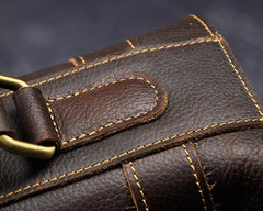 Cool Leather Mens Briefcase Messenger Bag Shoulder Bag Satchel Backpack for men