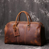 Cool Leather Men Large Brown Overnight Bag Travel Bag Weekender Bag For Men
