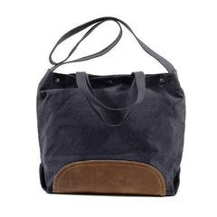 Mens Waxed Canvas Tote Purse Handbags Canvas Shoulder Bag for Men