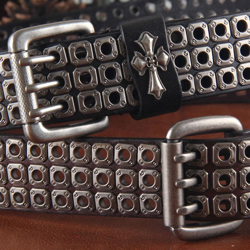 Men Genuine Leather Belts Designer Belt Man Pin Buckle Business Dress Male