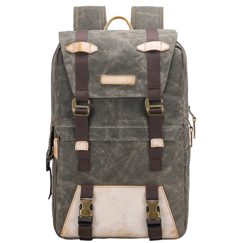 CANVAS WATERPROOF MENS CANON CAMERA BACKPACK 15'' LARGE NIKON CAMERA BAG DSLR CAMERA BAG FOR MEN