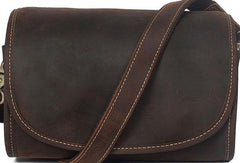 Genuine Leather Cool Chest Bag Sling Bag Crossbody Bag Travel Bag Hiking Bag For Mens