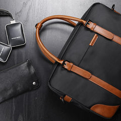 Fashion Nylon Clothing Black Men's Large Handbag Briefcase Business Laptop Business For Men