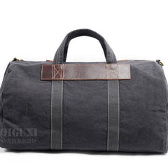 Mens Waxed Canvas Weekender Bag Canvas Travel Bag Canvas Overnight Bag for Men