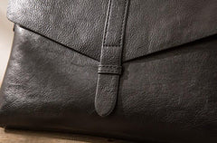 Small Leather Black Mens Cool Messenger Bags Side Bag Shoulder Bags  for Men