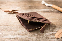 Leather Mens Slim Card Holder Front Pocket Wallets Card Wallets for Men
