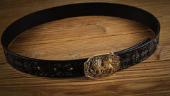 Handmade Genuine Custom Leather Mens Leather Men Brown Black Belt for Men