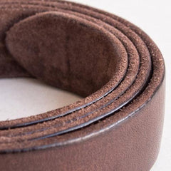 Handmade Genuine Custom Leather Mens Indian Leather Men Coffee Belt for Men - iChainWallets