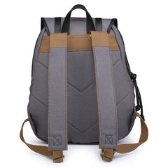 Mens Canvas Leather Backpacks Canvas Travel Backpack Canvas School Backpack for Men