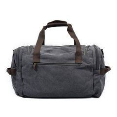 Mens Waxed Canvas Leather Weekender Bag Canvas Travel Bags for Men