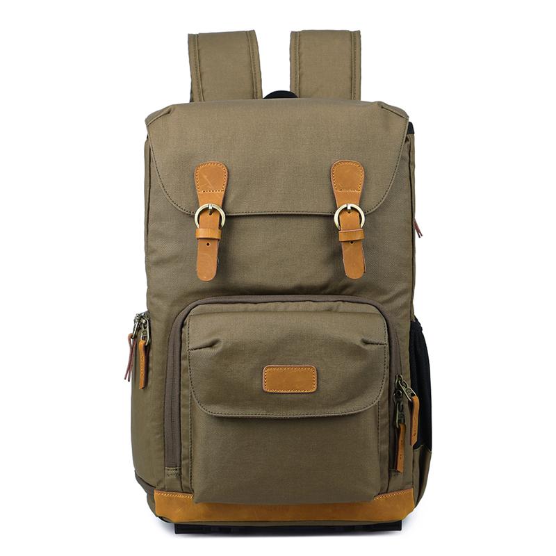 Blue LARGE CANVAS WATERPROOF MENS DSLR CAMERA BAG CANON CAMERA BACKPACK NIKON CAMERA BAG FOR Women