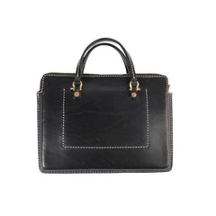 Fashionable Handmade Leather Mens Cool Small Business Bag Messenger Bag Briefcase Work Bags Laptop Bag for men