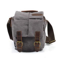 Brown CANVAS WATERPROOF MENS Small Side CAMERA Bag LARGE NIKON CAMERA BAG Gray DSLR CAMERA BAG FOR MEN