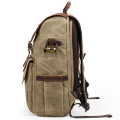 CANVAS WATERPROOF MENS CANON CAMERA BACKPACK LARGE NIKON CAMERA BAG DSLR CAMERA BAG FOR MEN