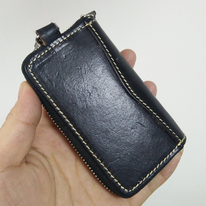 Handmade Mens Leather Biker Key Wallets Cool Small Key Wallets Key Holders