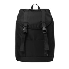 Black Cool Mens Nylon 15 inches Large Student Backpacks Hiking Backpacks Travel Backpacks Laptop Backpack for men