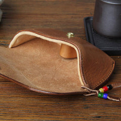 Handmade Mens Womens Cool Wooden Leather Glasses Case Glasses Box Glasses Holder Eyeglass Case