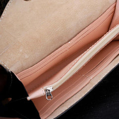 Handmade Leather Mens Womens Tooled Phoenix Clutch Wallet Cool Wallet Long Wallets for Men Women