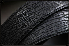 Handmade Black  Leather Mens Belts Black Cool Leather Men Black Belt for Men