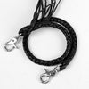 Handmade Leather Braided Wallet Chain Biker Wallet Chain Trucker Chain for Men