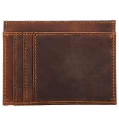 RFID Mens Leather Card Wallet Card Holder Front Pocket Wallet For Men
