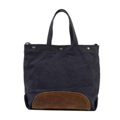 Mens Waxed Canvas Tote Purse Handbags Canvas Shoulder Bag for Men