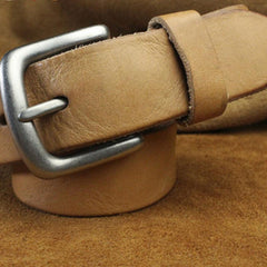 Genuine Leather Mens Leather Men Brown Black Belt for Men Cool Leather Belt