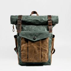 Cool Canvas Retro Mens Large Waterproof Travel Bag Computer Bag Student Backpack for Men