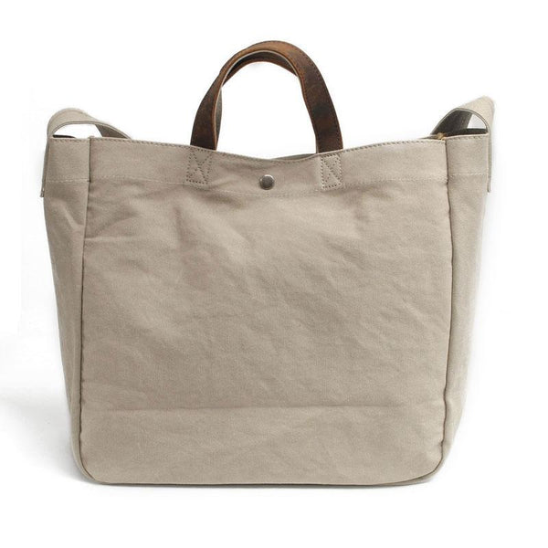 Mens Waxed Canvas Shopper Bag Canvas Tote Bag Canvas Shoulder Bag for Men