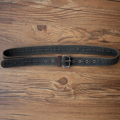 Cool Blue Denim Slim Belt Denim Blue Belt Vintage Denim Belt For Men Women