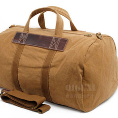 Mens Waxed Canvas Weekender Bag Canvas Travel Bag Canvas Overnight Bag for Men