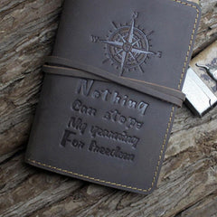 Handmade Leather Mens Cool Short Wallet Passport Card Holder Small Card Slim Wallets for Men
