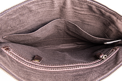Genuine Leather Mens Cool Messenger Bag Satchel Bag Laptop Bag Cycling Bag for men